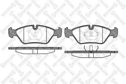 Комплект тормозных колодок, дисковый тормоз STELLOX купить